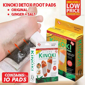 Kinoki Parches de desintoxicación para los pies.