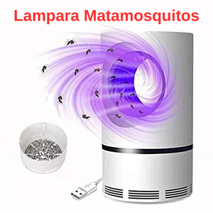 LAMPARA  MATAMOSQUITOS CON LUZ LED